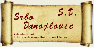 Srbo Danojlović vizit kartica